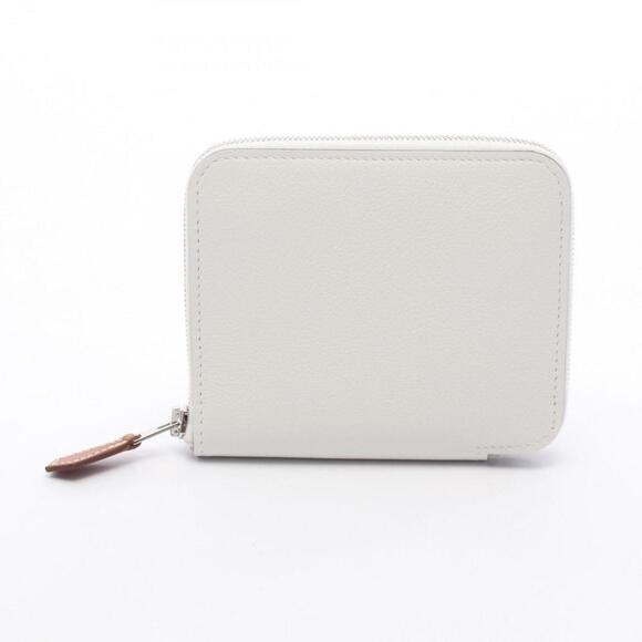 HERMES White Leather Wallet - Picture 1 of 6
